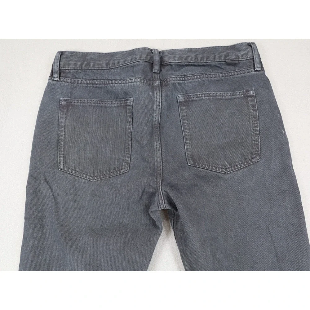 Outerknown S.E.A. Tapered Fit Jeans Mens 32x32 Gray Black Denim Cotton‎